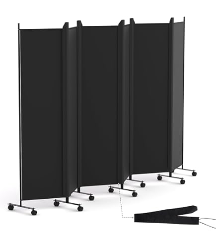 Amazon｜Kokorona パーテーション 間仕切り 6連 カバーストリップ付き