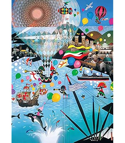 Amazon | 藤城清治 光と影のファンタジア 夢がとぶ ジグソーパズル