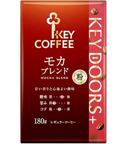 Amazon | キーコーヒー VP(真空パック) KEY DOORS+ モカブレンド(粉