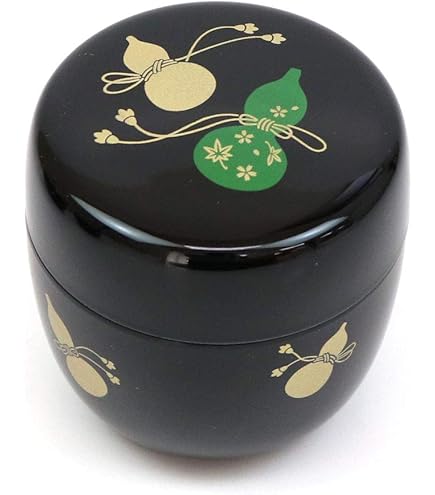 Amazon.co.jp: 茶道具 幸山作 黒柿棗 柿 なつめ 共箱 : ホーム＆キッチン