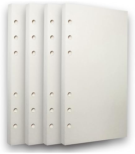 Amazon.co.jp: WBway 手帳リフィル バイブルサイズ ドット 方眼 【4冊