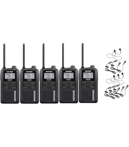 4台セット☆KENWOOD UBZ-EA20R 特小トランシーバー インカム付 4台
