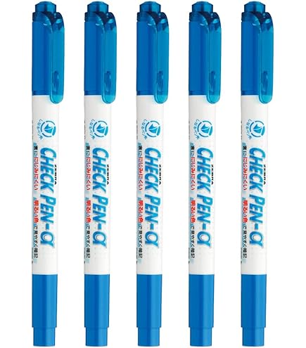 Amazon.co.jp: ゼブラ 水性ペン 暗記用 チェックペン アルファ 緑 3本