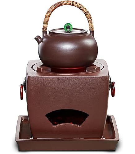 Amazon｜ヤマキ電器 茶道具 風炉 電熱風炉 黒 (紅鉢型) 強弱切替