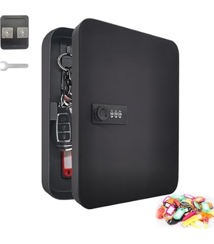 Amazon.co.jp: WeHere キーボックス 壁掛けセキュリティキーボックス