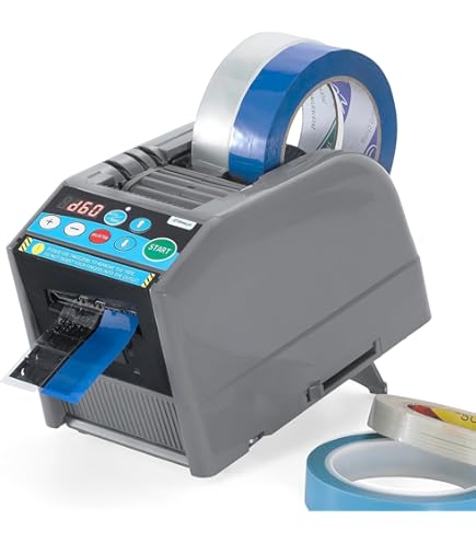 Amazon.co.jp: YUZSU 2025 電動テープカッター 、スマート自動テープ