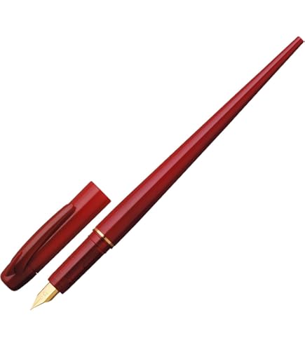 廃盤 新品 14金 パイロット DP-500 デスクペン 赤 F 細字 14k 廃盤