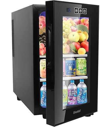 Amazon | Shelddi 小型冷蔵庫 23L 静音 おしゃれ 省エネ ミニ電子