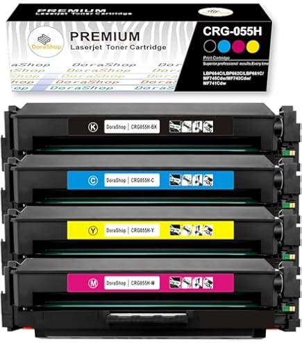 Amazon.co.jp: 【純正品】CANON トナーカートリッジ055H 4色セット