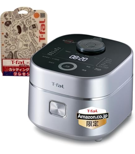Amazon | ティファール 「ザ・ライス 遠赤外線3DIH炊飯器」シルバー