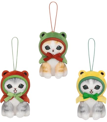 あずまんが大王 ぶるぶるぬいぐるみ マスコット 3種 キーホルダー 5点