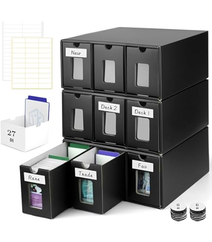 Amazon.co.jp: トレーディングカード収納用800枚用ストレージボックス