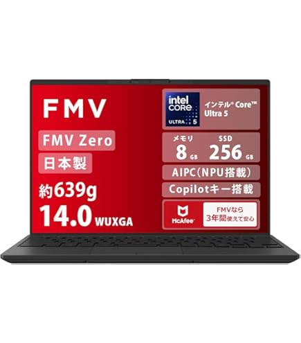 Amazon.co.jp: FMVU75B3B [LIFEBOOK UH75/B3 ピクトブラック