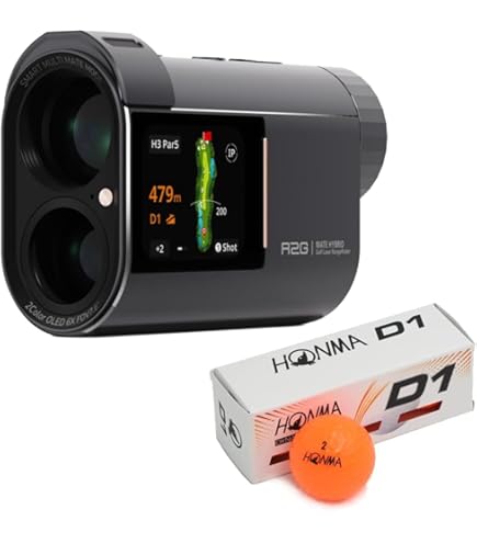 Amazon.co.jp: R2G レーザー距離計 ゴルフ 距離 計測 側面ディスプレイ