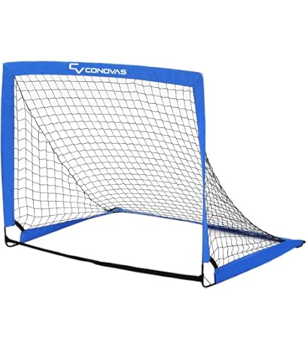 パグPUGG 6フィート ポップアップサッカーゴール幅183cm折りたたみ式