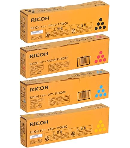 ②RICOH リコー トナー 4本 未開封 RICOH リコー トナー 4本 未開封