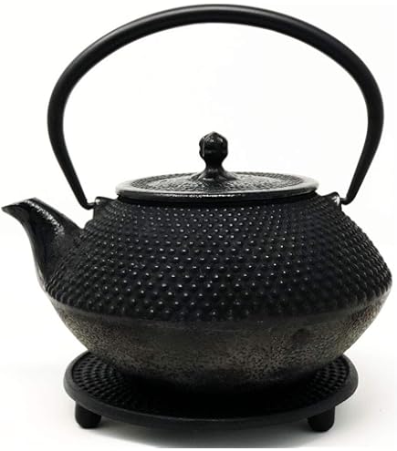 Amazon | 木屋 鉄瓶 水沢姥口 焼付漆 1.5L 日本製 IH200V対応 | 木屋