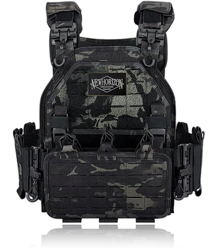 Amazon | EMERSON LBT6094Aスタイル プレートキャリア 3ポーチ付