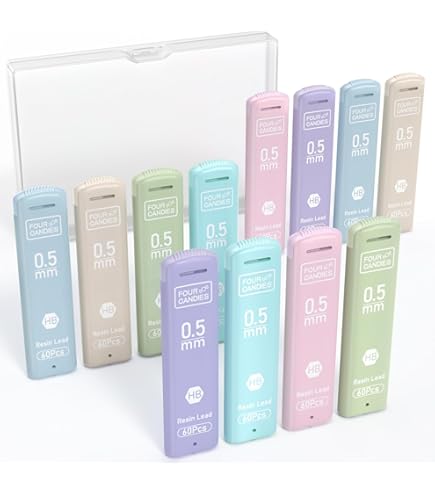 Amazon.co.jp: ACURAS シャープペン 芯 2B 0.5mm 大容量 1000本