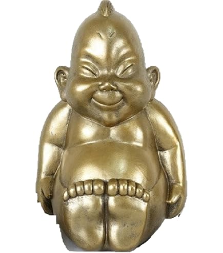 古い ビリケンさん 置物 戦前 骨董 アンティーク 縁起物 開運 古い