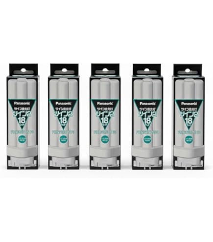 Amazon | (3個まとめ売り) PANASONIC ツイン蛍光灯18W電球色 FDL18EX-L