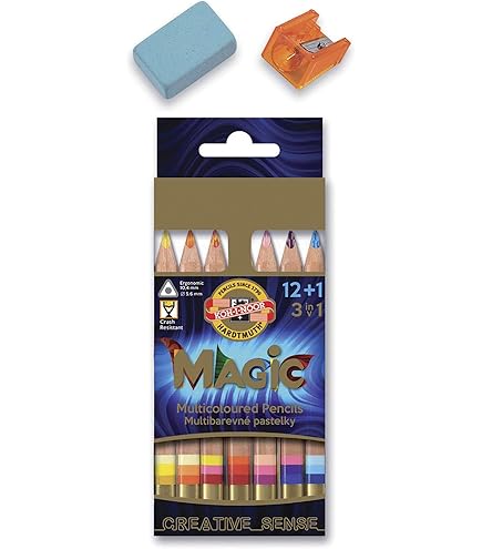 Amazon.co.jp: コヒノール 色鉛筆 マジックペンシル 24色セット KH3408