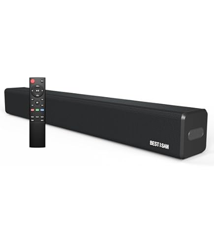 BESTISAN サウンドバー Bluetoothスピーカー PC用 Amazon.co.jp