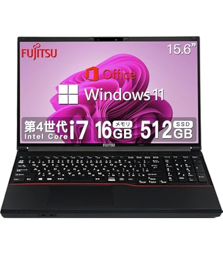 Amazon.co.jp: 【整備済み品】 富士通 FUJITSU ノートパソコン FMV
