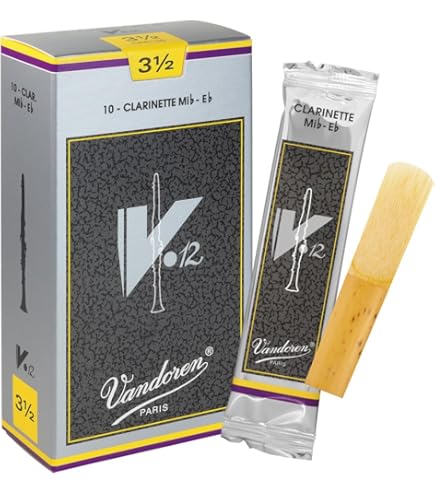 Amazon.co.jp: バンドーレン B♭クラリネットリード V.12 硬さ:3-1/2+