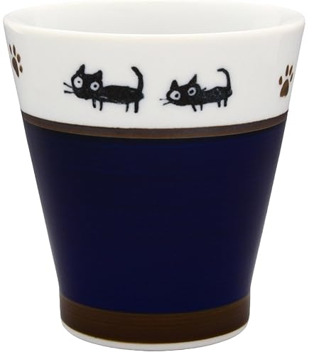 Amazon | 矢合直彦 作 ねこの湯呑み 陶器 コップ カップ ねこ 猫 動物