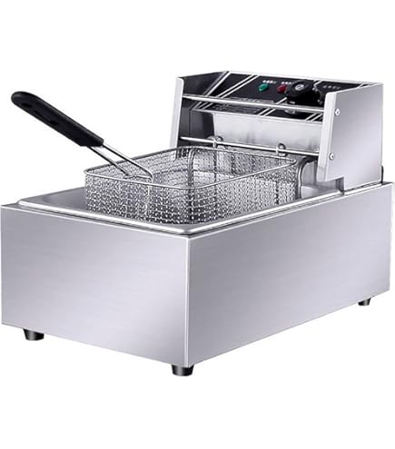 Amazon.co.jp: ダイシン商事 電気フライヤー FL-DS6 6L 一槽式 ミニ