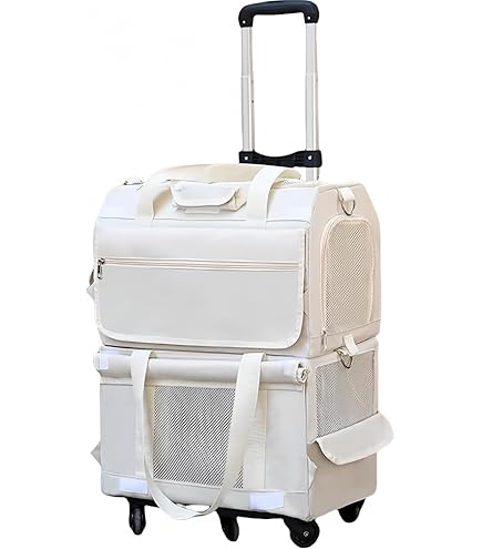 Amazon.co.jp: CoConte ペットトロリー ライトグレー : ペット用品