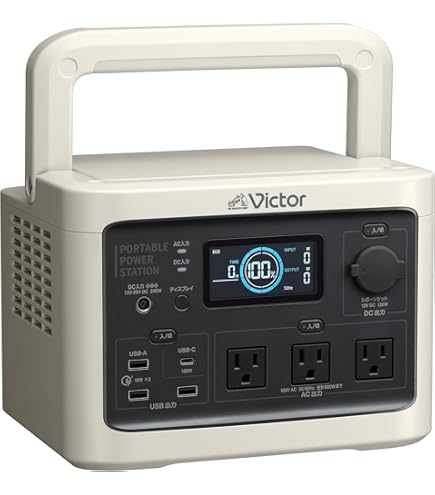 中古JVCポータブル電源 BN-RB10充電池容量1002Wh