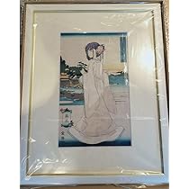 青春ブタ野郎 シリーズ 浮世絵木版画 江ノ島青春之図 桜島麻衣 初版