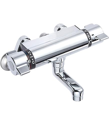 Amazon | TOTO 浴室用壁付サーモスタット混合水栓 シャワーなし