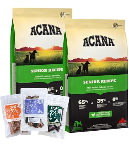 Amazon.co.jp: アカナ シニア レシピ 全犬種 シニア犬用 ドッグフード