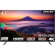 Amazon.co.jp: JAPANNEXT 43インチ 大型 モニター 4K UHD 3840x2160