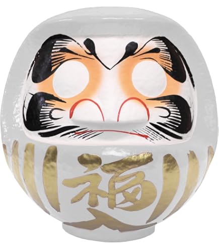 Amazon.co.jp: 1198 純銀武比古作 ダルマケース入り 置物 福達磨