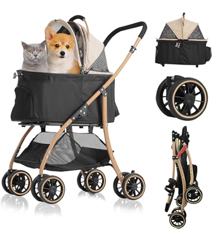 Amazon.co.jp: MOTOSTAR ペットカート 分離型 折りたたみ ペットバギー