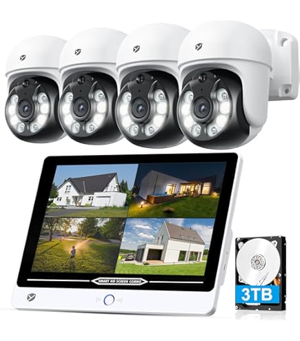 Amazon.co.jp: 【最新800万画素】 防犯カメラ 屋外 POE給電 4K 金属製