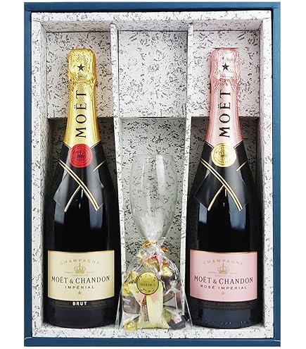 Amazon.co.jp: ＜ペアグラス付き＞ MOËT & CHANDON アンペリアル750ml