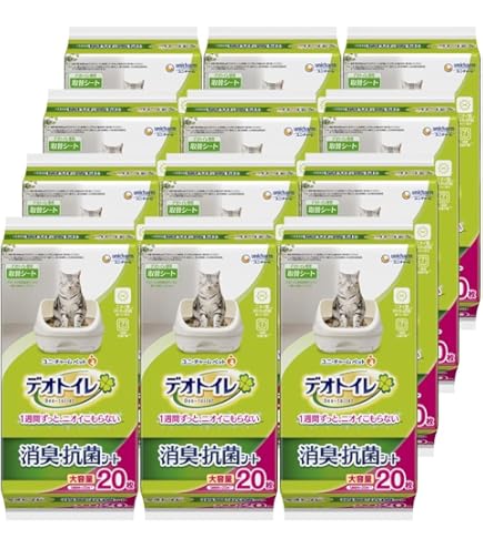 Amazon.co.jp: 消臭・抗菌シート 10枚入り×12個 (ケース販売) : ペット用品