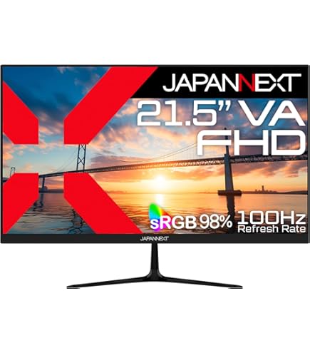 Amazon.co.jp: JAPANNEXT 21.5インチ ゲーミングモニター 144Hz 1ms