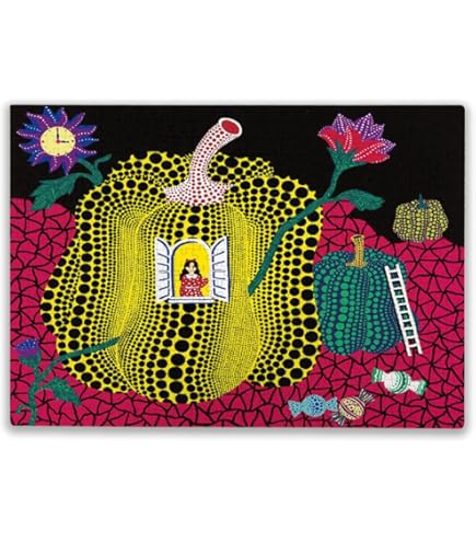 Amazon.co.jp: 1000ピース ジグソーパズル 草間彌生 木製パズル 子供