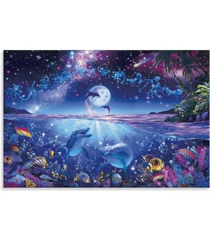 Amazon.co.jp: ポスター クリスチャン ラッセン オーシャン ロアー