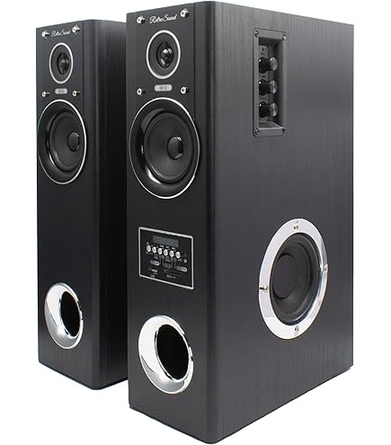 Amazon.co.jp: 山善(YAMAZEN) キュリオム ダブルスピーカー タワー型