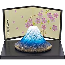 Amazon.co.jp: 萬古焼 富士山 置き物 インテリア かわいい 可愛い