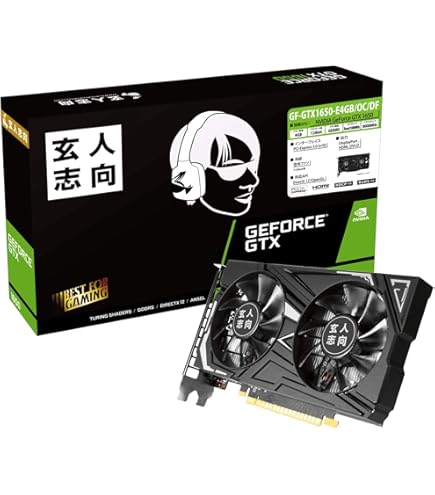 Amazon | ASUS NVIDIA GTX1650 搭載 デュアルファンモデル 4G TUF