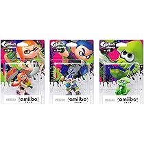 Amazon | amiibo スプラトゥーン 全3種セット ガール ボーイ イカ