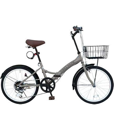 Amazon | 折りたたみ自転車 20インチ GV-06 外装6段変速ギア フロント